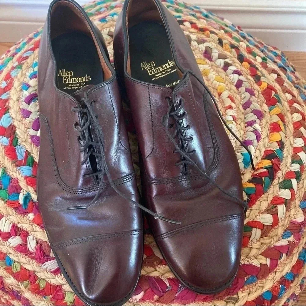 Allen Edmonds Park Avenue cap toe  Oxford shoes